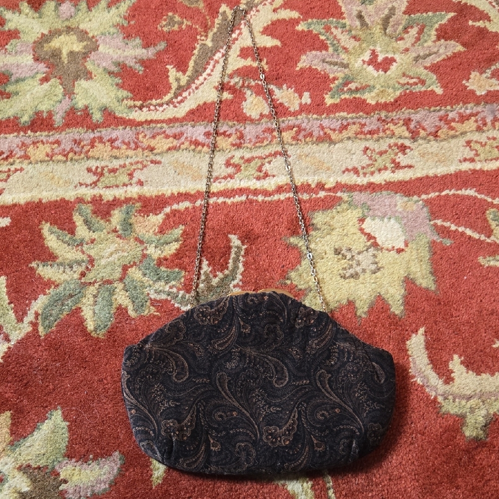 Vintage HL Harry Levine Elegant Paisley Clutch